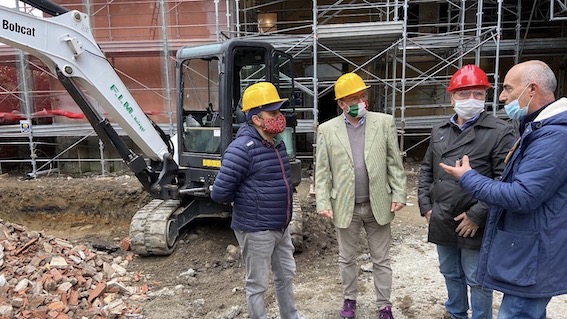 Effettuato un sopralluogo al cantiere Atc di via San Bernardino