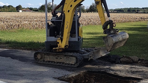 Bellinzago: sistemazione di alcune strade a causa di cedimenti