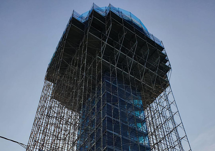Momo, lavori di ripristino alla torre piezometrica