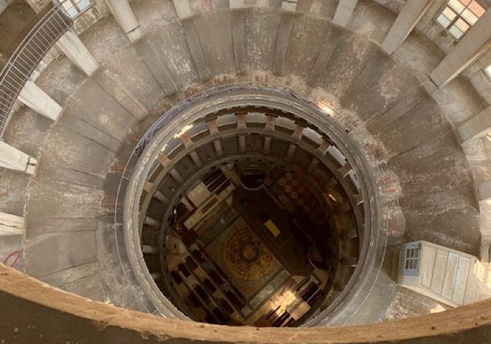  Novara, rimosso il telo tra la Basilica e la Cupola di San Gaudenzio