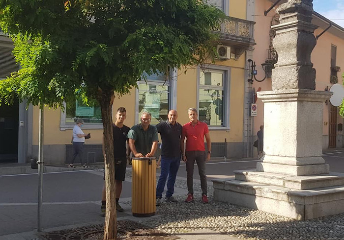 Romentino, 120 nuovi cestini in paese