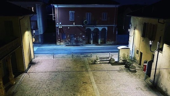 Garbagna Novarese: posizionate nuovi luci a led in piazza