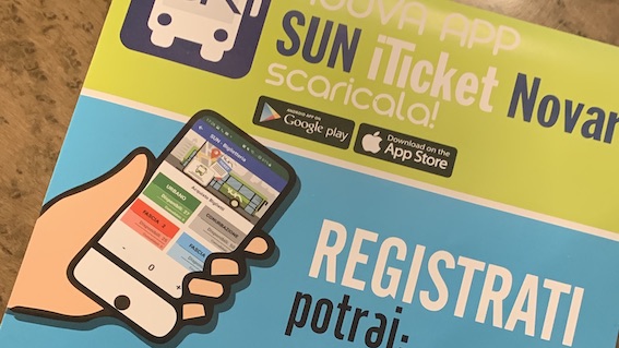  Arriva l'app "Sun iTicket Novara" per i bus