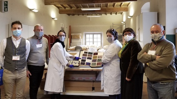 Portati al Centro Conservazione e Restauro la Venaria Reale due oggetti del Museo Civico di Oleggio per il restauro
