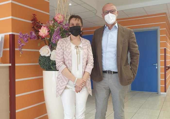 Il sindaco di Momo in visita alla RSA del paese, già da tempo Covid-free