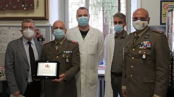 Novara, 150^ donazione di sangue per il luogotenente Basile