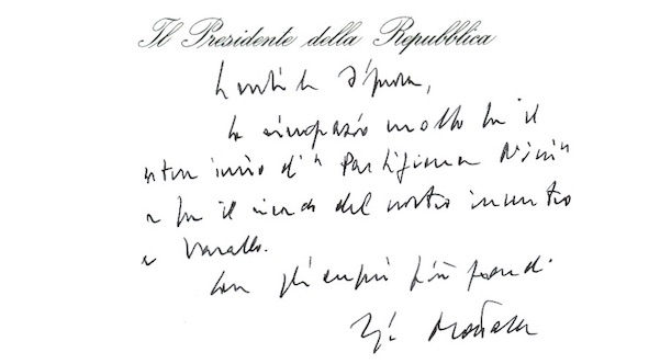 Oleggio, lettera di ringraziamento del Presidente Mattarella alla partigiana Costanza Arbeja per il libro sulla sua storia