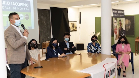 Elezioni amministrative a Novara, presentata ufficialmente la candidatura di Mario Iacopino (M5S)