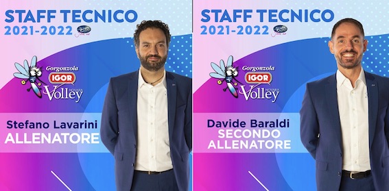 Igor Volley, confermato anche lo staff tecnico