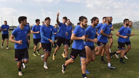 Novara Calcio, iniziato il ritiro