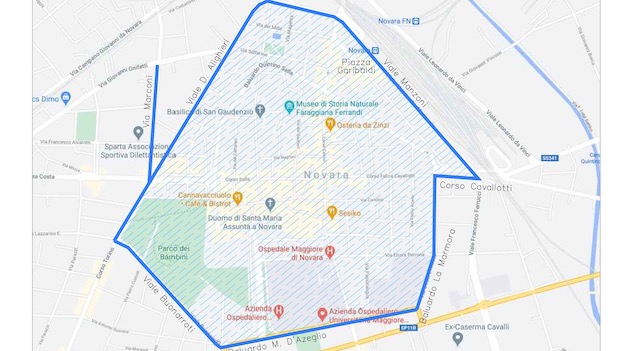 Novara, ordinanza del sindaco in materia di sicurezza e decoro cittadino