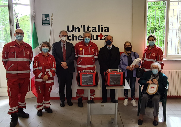 Donazioni e inaugurazione monitor multiparametrici per la CRI di Olegggio