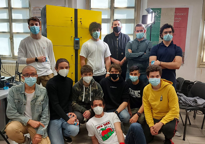 All’Omar di Novara armadietti computerizzati progettati dagli studenti