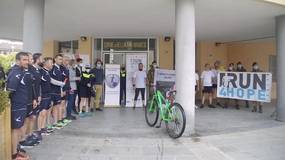 Bellinzago ha ospitato una tappa della "Run4Hope"