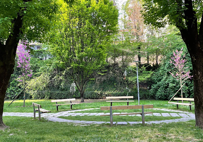 I Rotary club novaresi rinnovano i giardini “Rotary international” in via Solferino 