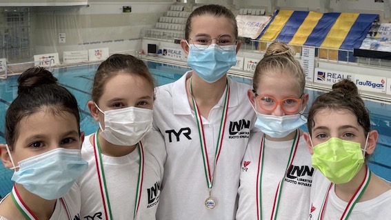 Libertas Nuoto Novara: ottimi risultati per le  giovani "sincronette"