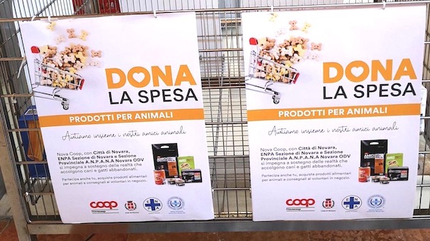 "Dona la spesa": iniziativa per raccogliere cibo per gli animali domestici