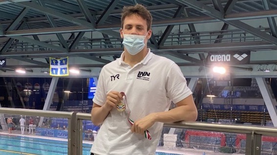 Libertas Nuoto: Riccardo Chiarcos campione regionale