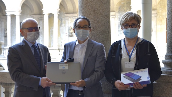 Tablet e pc per i pazienti della Pediatria di Novara da Konica Minolta Italia