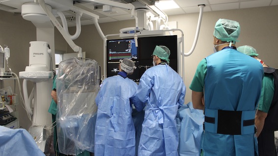 Aou di Novara: primo intervento in Piemonte con una nuova tecnica nella nuova sala di elettrofisiologia 