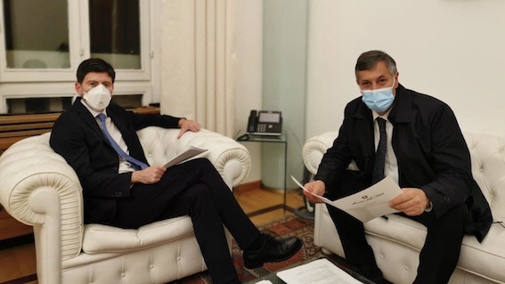  Sanità, l'assessore regionale Icardi ha incontrato il ministro Speranza: confermati gli impegni per la Città della Salute di Novara
