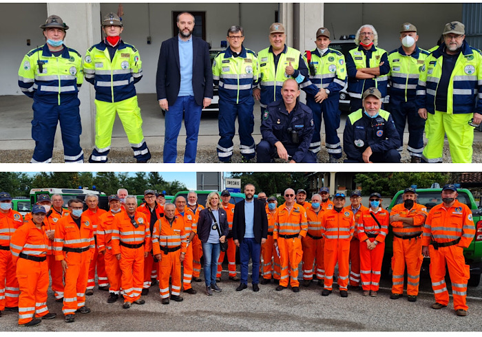 La Protezione Civile di Trecate attiva nella gestione della 102°Milano-Torino