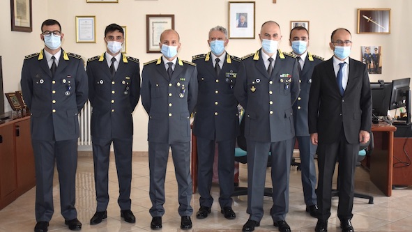 Visita del Prefetto di Novara al Comando Provinciale della Guardia di Finanza
