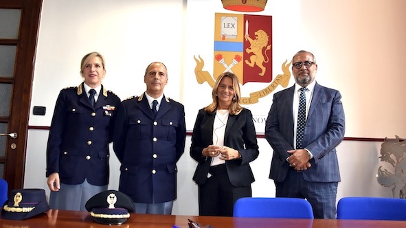 Questura di Novara, presentati tre nuovi dirigenti