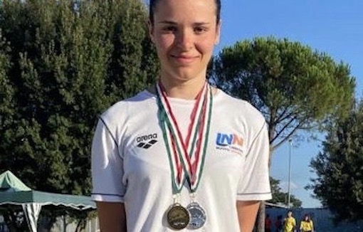 Libertas Novara, argento e bronzo per Giorgia Crepaldi agli Italiani di Nuoto