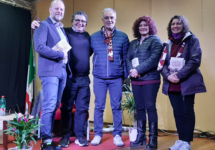 I tifosi Granata all'incontro con Eraldo Pecci a Cameri