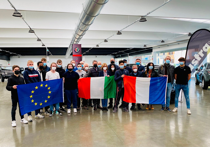 ENAIP ospita gli studenti francesi del settore auto per un progetto Erasmus