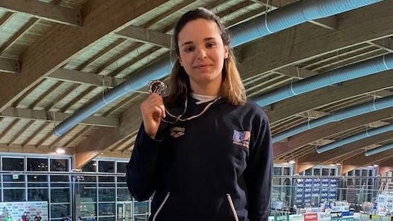 Libertas Nuoto, argento e bronzo per Giorgia Crepaldi agli italiani