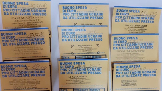 Cameri, buoni per i nuclei familiari ucraini giunti in paese