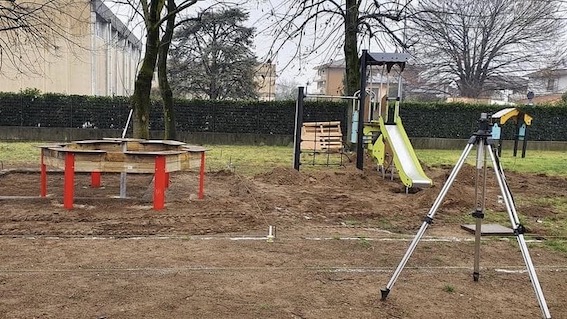 Cameri, riqualificazione del giardino della scuola dell'Infanzia