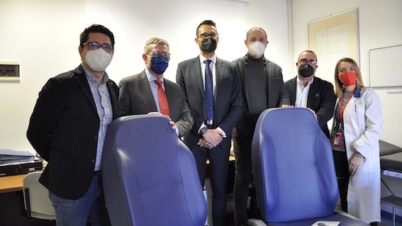 Donazione del Rotary Novara Antonelli al Centro trapianti dell'Aou