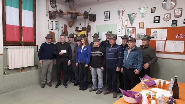 Alpini Novara, castagnata benefica