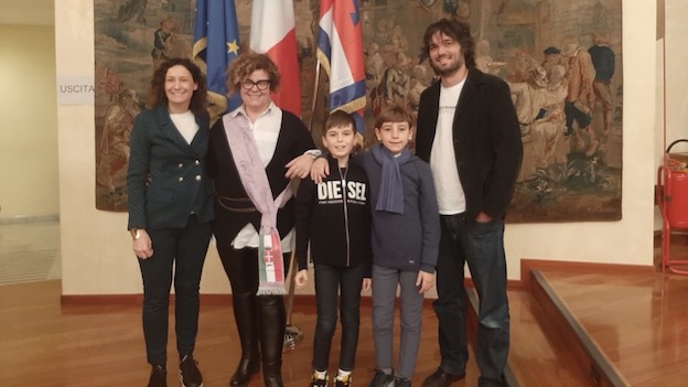 Delegazione novarese del Consiglio Comunale dei Ragazzi a Palazzo Lascaris