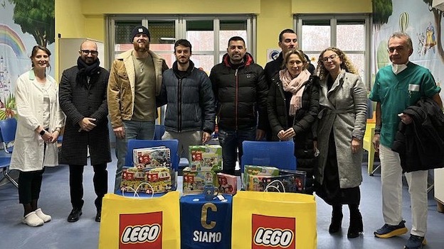 Giochi donati alla Pediatria dell'Aou