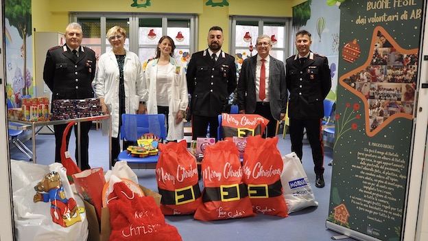  Donazione del Comando Provinciale Carabinieri alla Pediatria dell'Aou