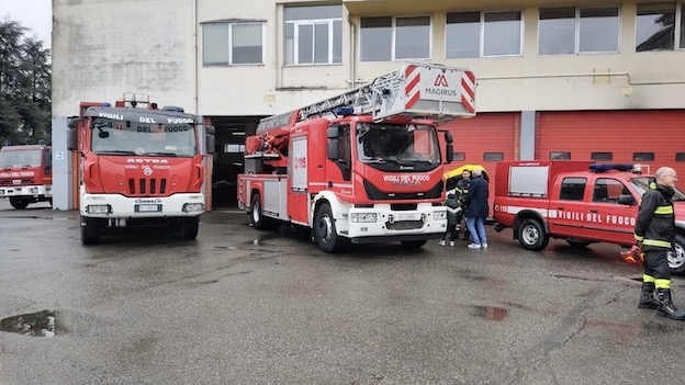Novara, festa per la patrona Santa Barbara dai Vigili del fuoco - foto