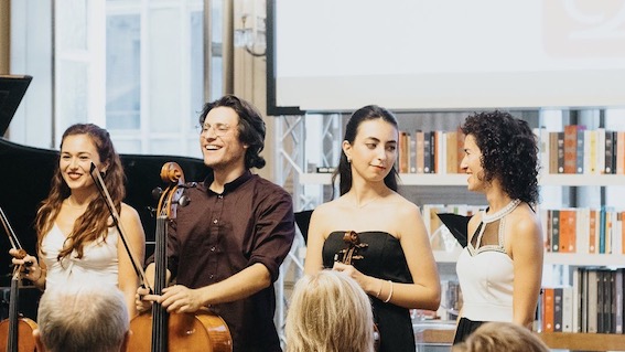 Il Quartetto Byron per la rassegna "Musica in Scena. Itinerari di cultura musicale a Novara"