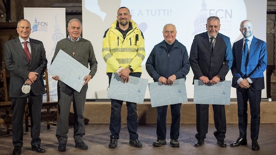 FCN, assegnati i riconoscimenti "Benemeriti della Solidarietà"