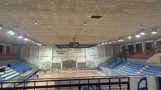 Novara, nuove luci al PalaDalLago
