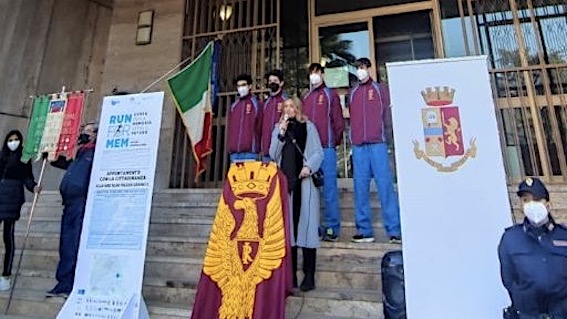 Novara, svolta la "Run for Mem": alla corsa della memoria presente anche la Polizia di Stato. Foto