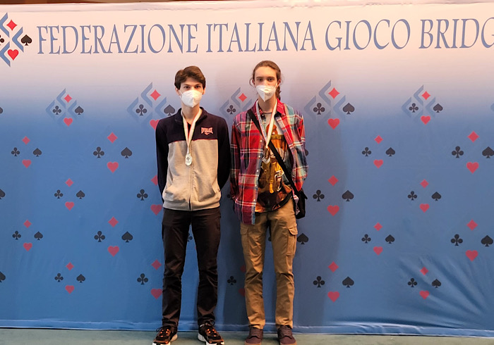 Due giovani novaresi convocati in nazionale per i Mondiali di bridge under 18