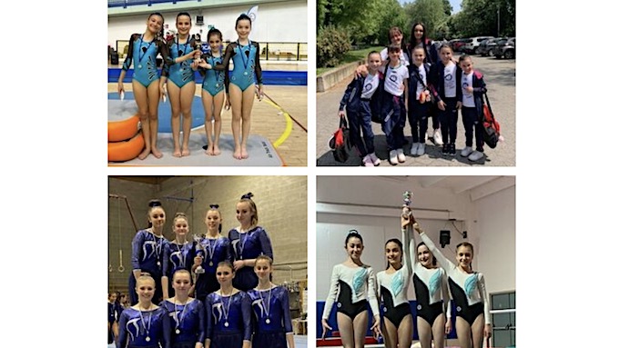 Artistica: oro, argento e bronzo per l'ASD Ginnastica Twirling Oleggio