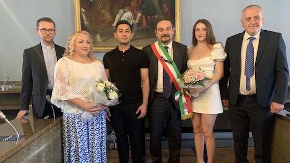 Da Kharkiv a Novara: Anna e Maharram oggi sposi