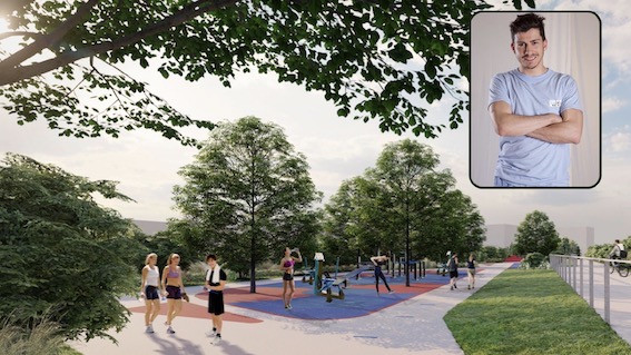 Bellinzago. progetto per il "Parco BenEssere" dedicato a Fabio Carnemolla