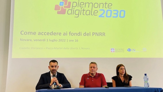 Novara ha ospitato la prima tappa del tour "Piemonte digitale 2030"