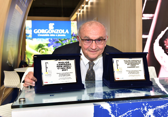 Il successo del Consorzio Gorgonzola Dop a Cibus 2022. Doppio premio per il marketing